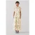 LK Bennett Bouvier Petite Maxi Dress Cream