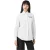 Off White Geborduurd normaal shirt met lange mouwen voor volwassenen (Wit, Zwart)