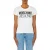 Moschino Logo Print Jersey T-shirt White