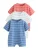 Next Rompertje/body  opaal / hemelsblauw / watermeloen rood / wit