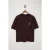 TRENDYOL MAN Jongens Bruin Dierenprint Kort Oversized T-shirts