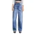 Hoge Taille Wide Leg Jeans Dames It’s Basic Skater
