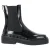 Valentino Garavani M-Way Rockstud Chelsea Boots in Zwart Kalfsleer