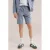 WE Fashion slim chino short blauw
