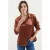 Satin Lange Mouw Knopshirt