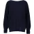 Tommy Hilfiger Dames/Dames Geribbelde Boothals Sweater Top (Marineblauw)