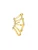 Hey Happiness Oorbellen ‘Wrap Wing’  goud