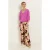 CLAUDIA BY CLAUDIA STRÄTER wide leg regular waist broek multi