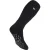Heat Holders – 2 Paar Heren Kniehoge Winter Pantoffelsokken met Antislip Grip – Zwart Grijs
