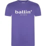 Heren Tee SS met Ballin Est. 2013 Regular Fit Shirt Print – Paars –