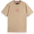 Scotch & Soda Relaxed-fit Artwork T-shirt Plaza Taupe