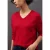 Street One Dames Zachte trui met V-hals in Rood