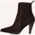 Notre-V 8928 Enkellaarsjes – Enkelboots met rits – Dames – Bruin –