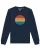 Watapparel Sweatshirt ‘ Retro Sunset Ocean ‘  navy / gemengde kleuren