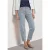 Street One Dames Barrel leg jeans in Loose Fit met strepen in Blauw