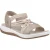 Hush Puppies Susanna Leren Dames Taupe Sandalen