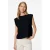 PIECES top zwart