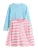 Next Shirt  lichtblauw / pink / wit