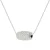 Halsketting Column Bead met Swarovski-kristallen