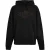 Hugo Heren Dacorolo katoenen hoodie met geborduurd logo (Zwart)