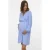 MAMALICIOUS zwangerschaps midi jurk blauw