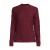Ruby top met broderie bordeauxrood