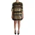 Dolce & Gabbana Vrouwen Polyester Zwart Goud Luipaard Shift Mini Jurk