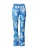 Nasty Gal Broek  blauw / hemelsblauw / wit