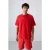 Overmaatse Katoenmix Crew Neck T-Shirt