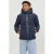 JACK & JONES JUNIOR gewatteerde winterjas JCOSPEED donkerblauw