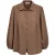 Gelaagde Ribbels Lange Mouwen Knopen Shirt