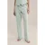 WE Fashion flared pantalon mintgroen