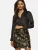 love & roses Rok  goud / zwart