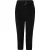 Boss Tapiah effen rechte broek voor dames (Zwart)