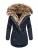 Navahoo Dames Winterparka Daria – Klassieker, Warm & Met Afneembare Bontkraag