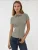 Hiccup Blouse  lichtbeige / donkerbruin