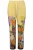 Ulla Popken Broek  citroen / groen / donkeroranje / wit