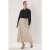 Trendyol Modest Dames Beige Effen Maxi A-lijn A-lijn Modest Rokken