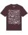 Watapparel Shirt ‘ Fahrräder ‘  donkerrood / wit