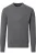 Redmond Casual Trui ronde hals grijs, Effen