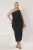 Trendyol Curve Dames Zwart Effen Maxi Mouwloos Feest Bodycon Grote maten Jurk