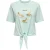 Only Onlbine life ss ladies top box jrs aqua