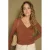 Lofty Manner top – bruin