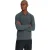 No Excess Pullover v-collar shoulder detail dark steel
