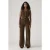 Levi’s Ribcage Wide Leg Braided Corduroy Jeans Brown