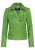 Dames leren appelgroene Brando bikerjack – Loddon