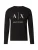 ARMANI EXCHANGE Shirt  zwart / offwhite
