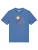 Watapparel Shirt ‘Geometric Landscape 3’  lichtblauw / geel / lila