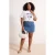 Trendyol Curve Dames Wit Grafisch Kort Relaxed fit Grote maten T-shirts