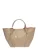 Isabella Rhea Beige Rundleer Tas